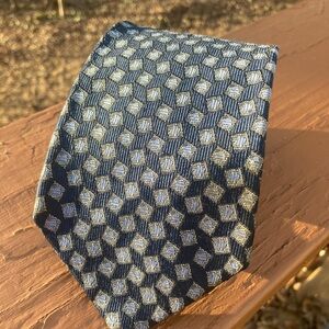 Tommy Hilfiger silk black and grey tie